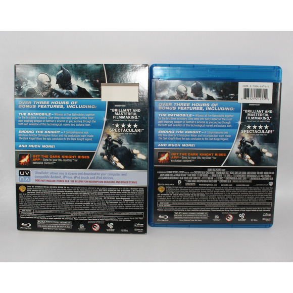Batman Begins, Dark Knight, Dark Knight Rises Trilogy (Blu-ray) Lot of 3 - Picture 15 of 16